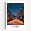 Rovinj Vintage Style Print