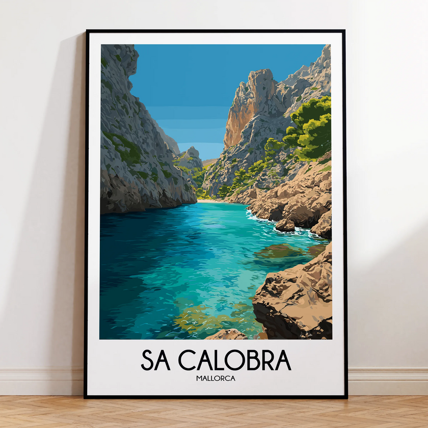 Sa Calobra Destination Art Gift