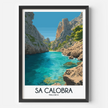 Sa Calobra Modern Travel Poster