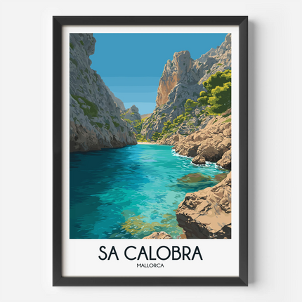 Sa Calobra Modern Travel Poster