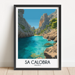 Sa Calobra Souvenir Poster Print