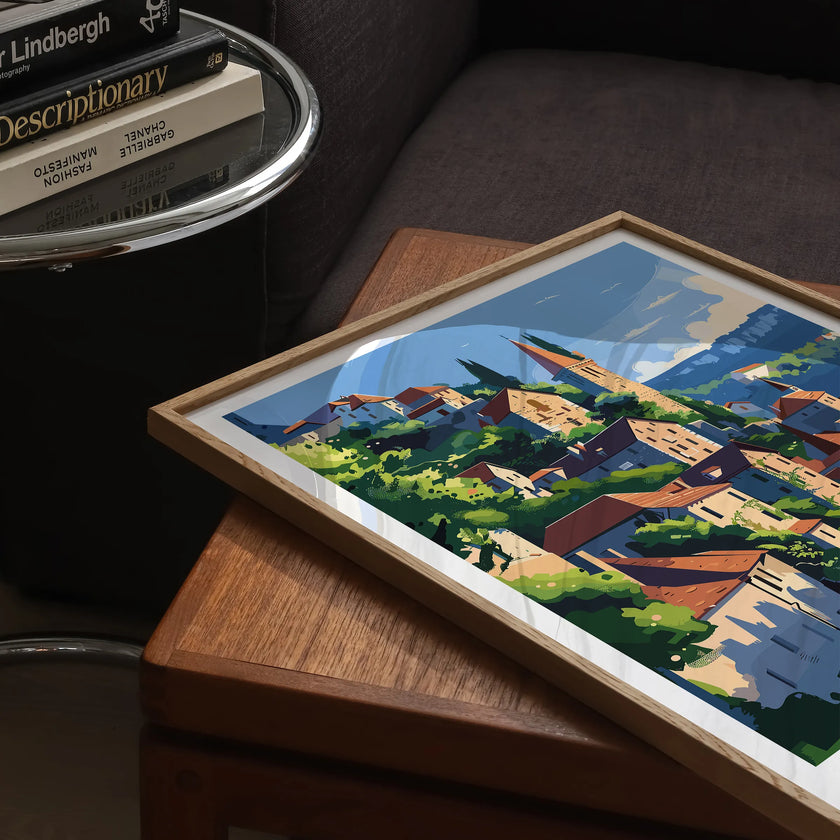 Saint-Cirq-Lapopie Destination Art Gift