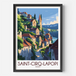Saint-Cirq-Lapopie Destination Art Gift