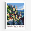 Saint-Cirq-Lapopie Travel Memory Gift