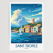 Saint Tropez Destination Art Gift