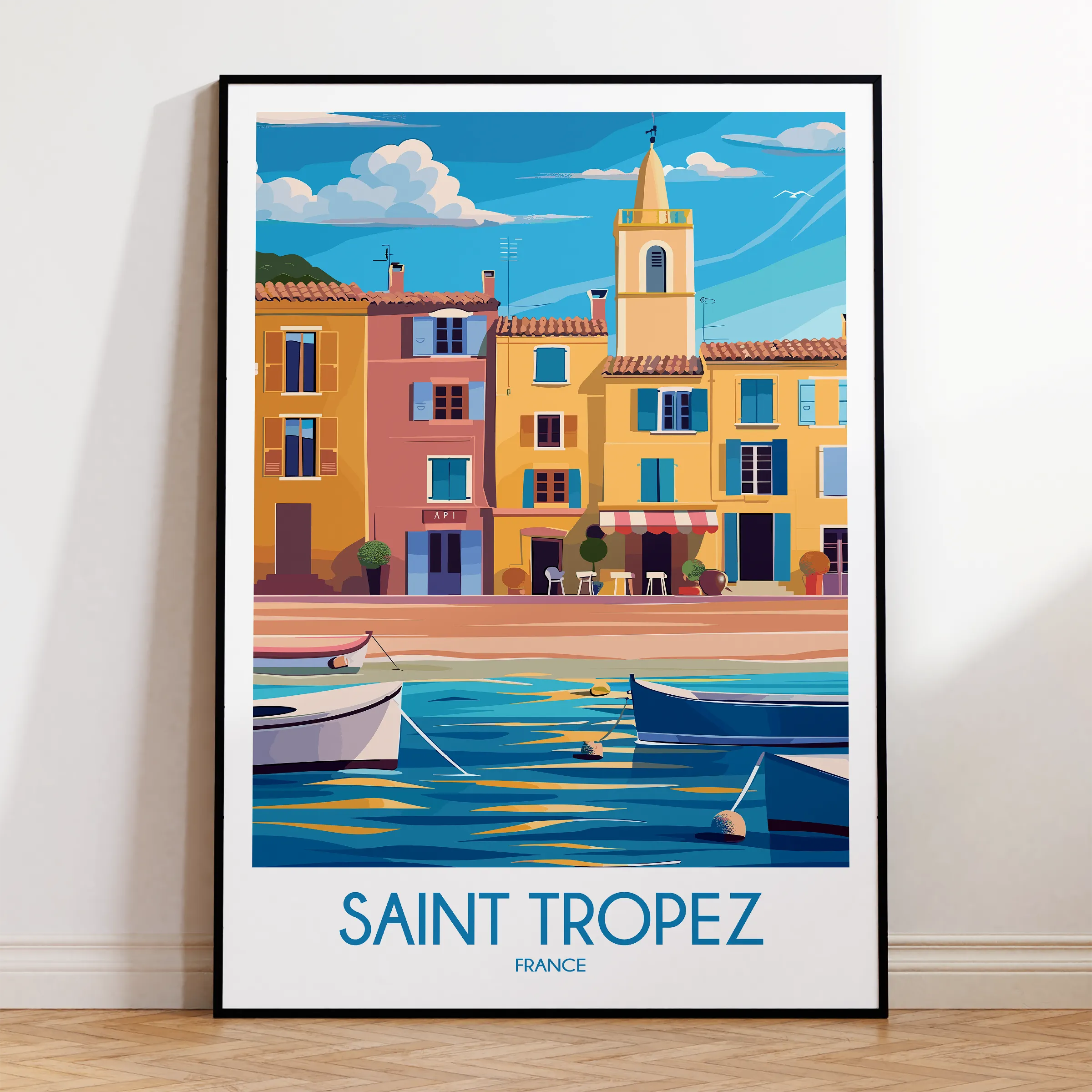 Saint Tropez Destination Art Gift