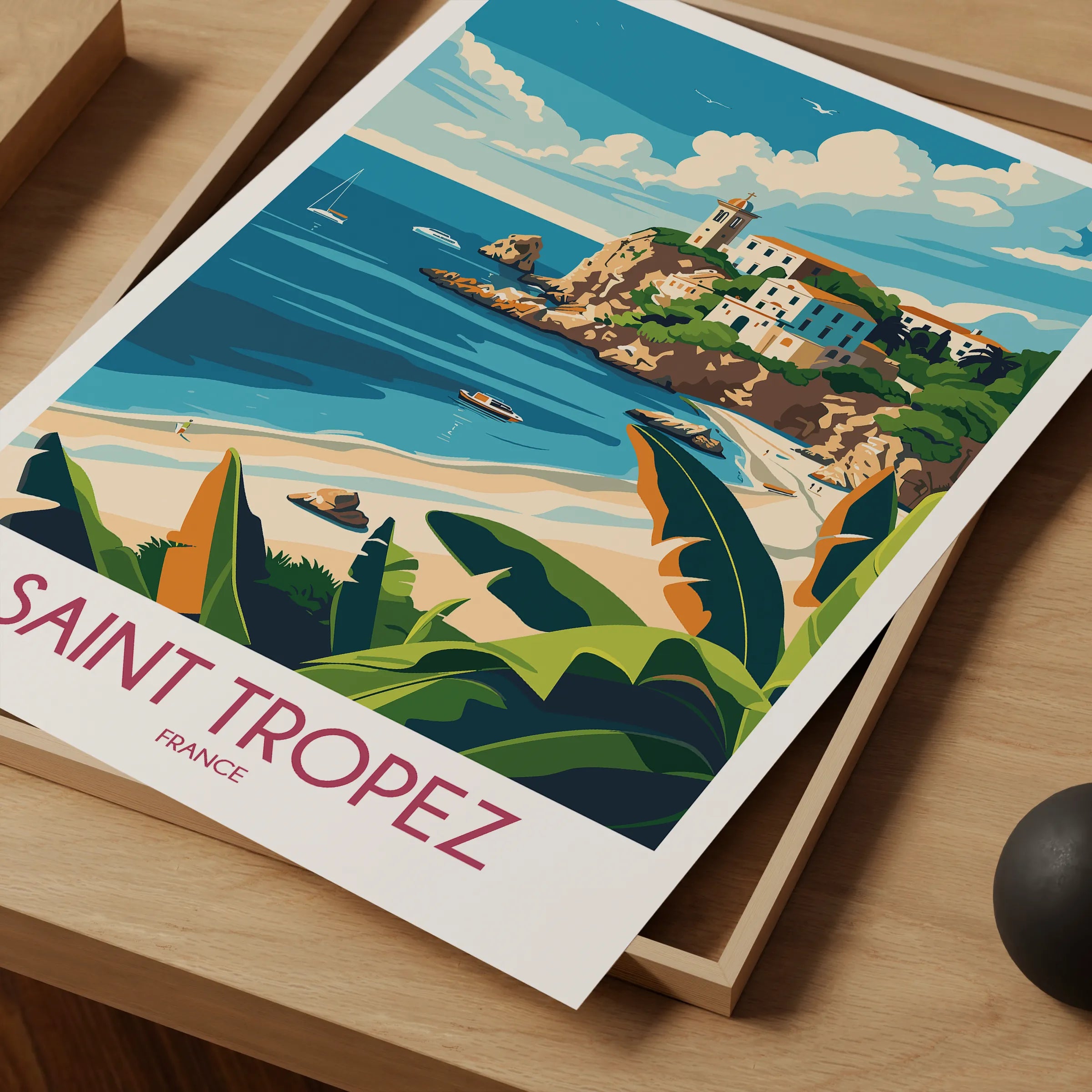 Saint Tropez Minimalist Wall Art