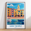 Saint Tropez Minimalist Wall Art