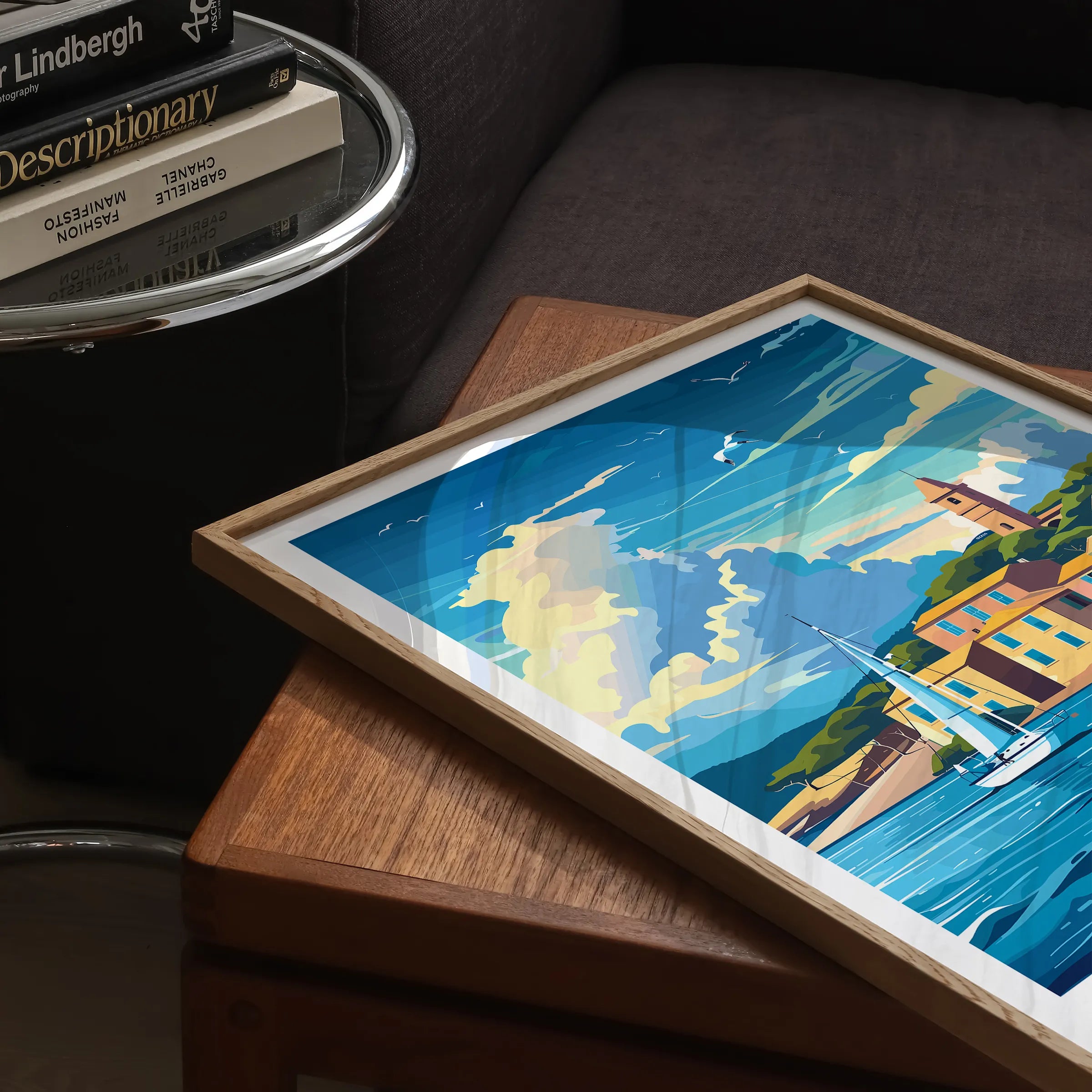 Saint Tropez Modern Travel Poster