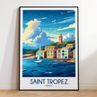 Saint Tropez Souvenir Poster Print