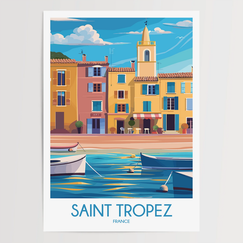 Saint Tropez Travel Memory Gift