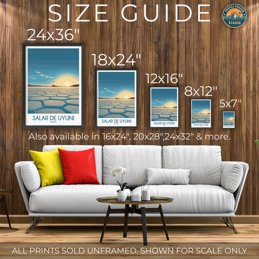 Salar De Uyuni Home Office Decor