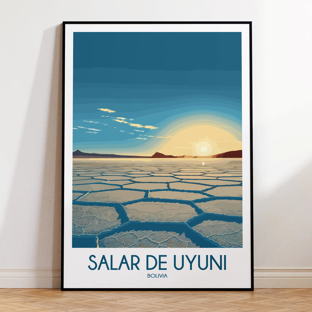Salar De Uyuni Minimalist Wall Art