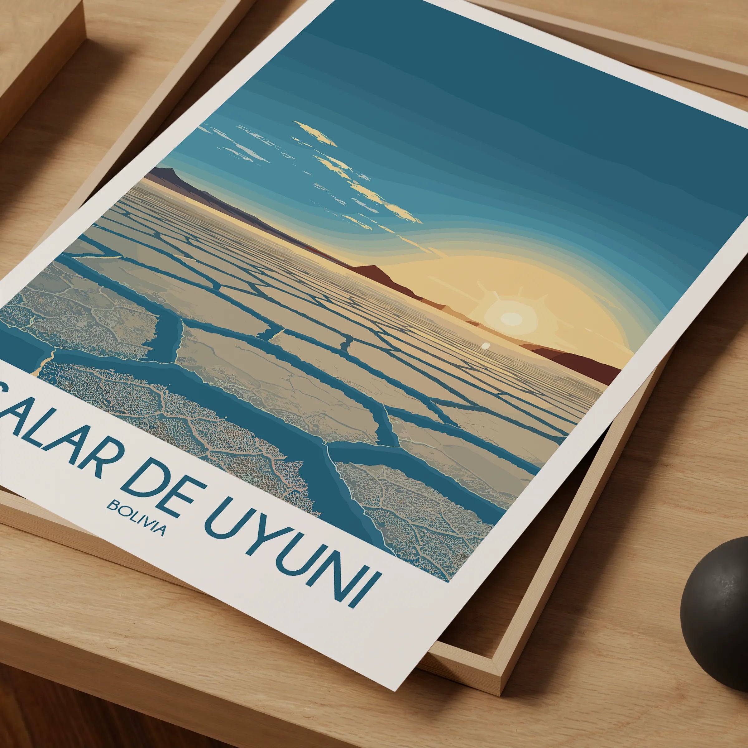 Salar De Uyuni Souvenir Poster Print