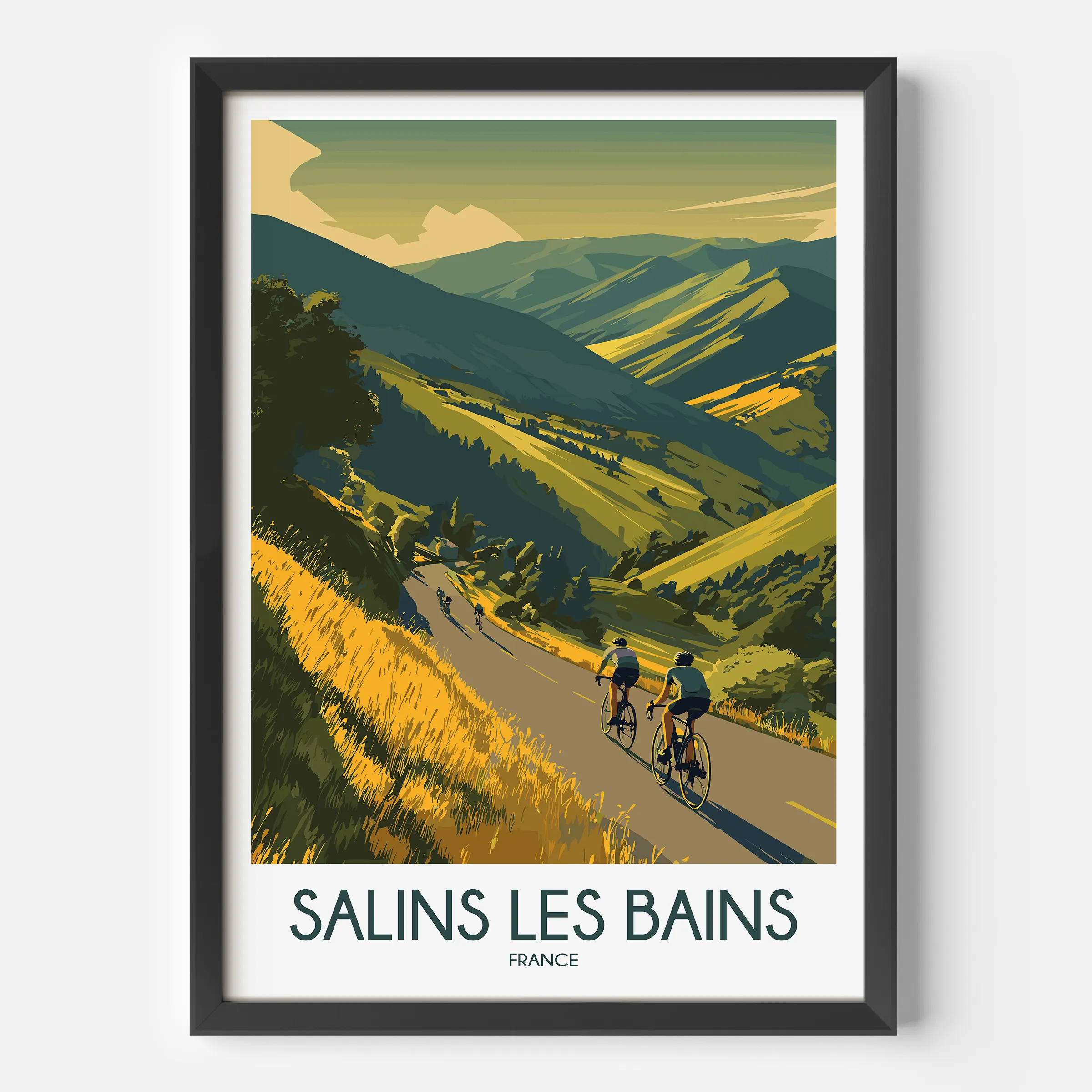 Salins Les Bains Gallery Quality Print