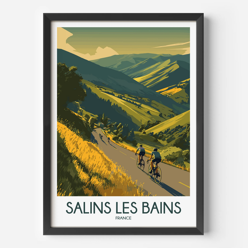 Salins Les Bains Gallery Quality Print