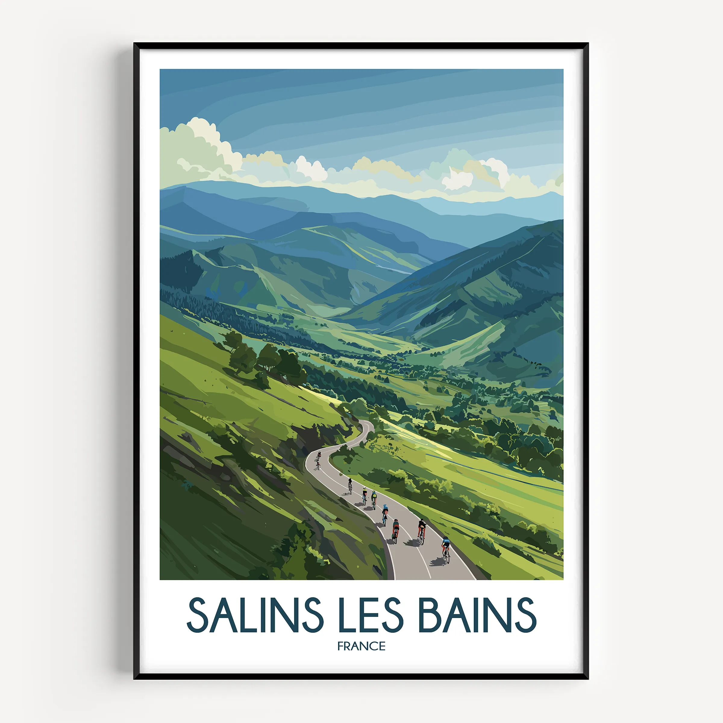 Salins Les Bains Gallery Quality Print