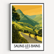 Salins Les Bains Minimalist Wall Art