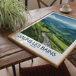 Salins Les Bains Modern Travel Poster