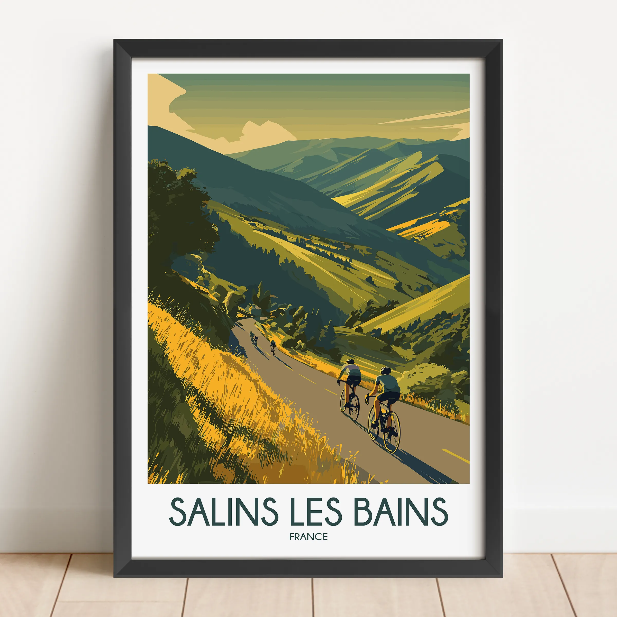Salins Les Bains Scenic Landscape Art