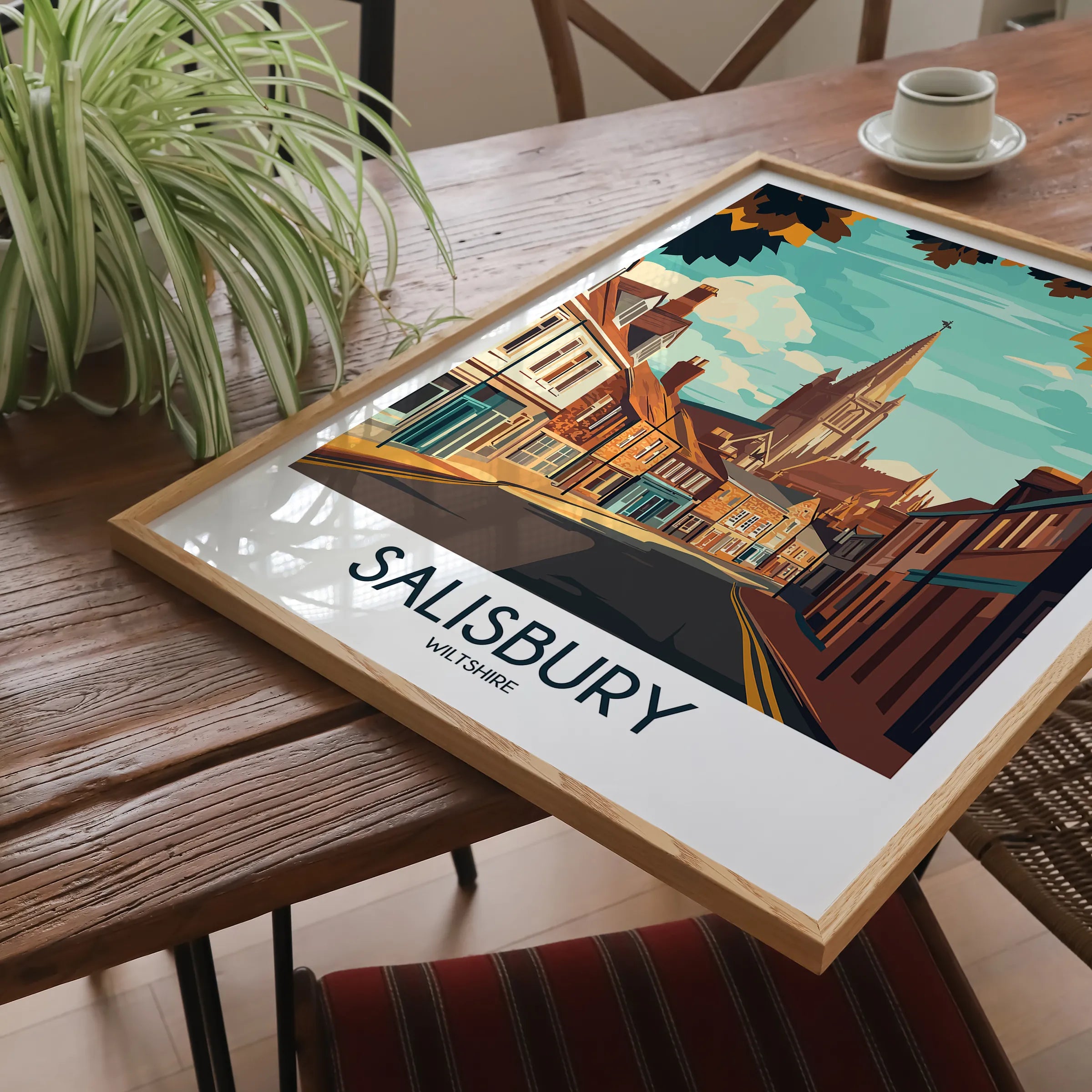 Salisbury Souvenir Poster Print