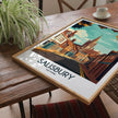 Salisbury Souvenir Poster Print
