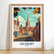 Salisbury Vintage Style Print