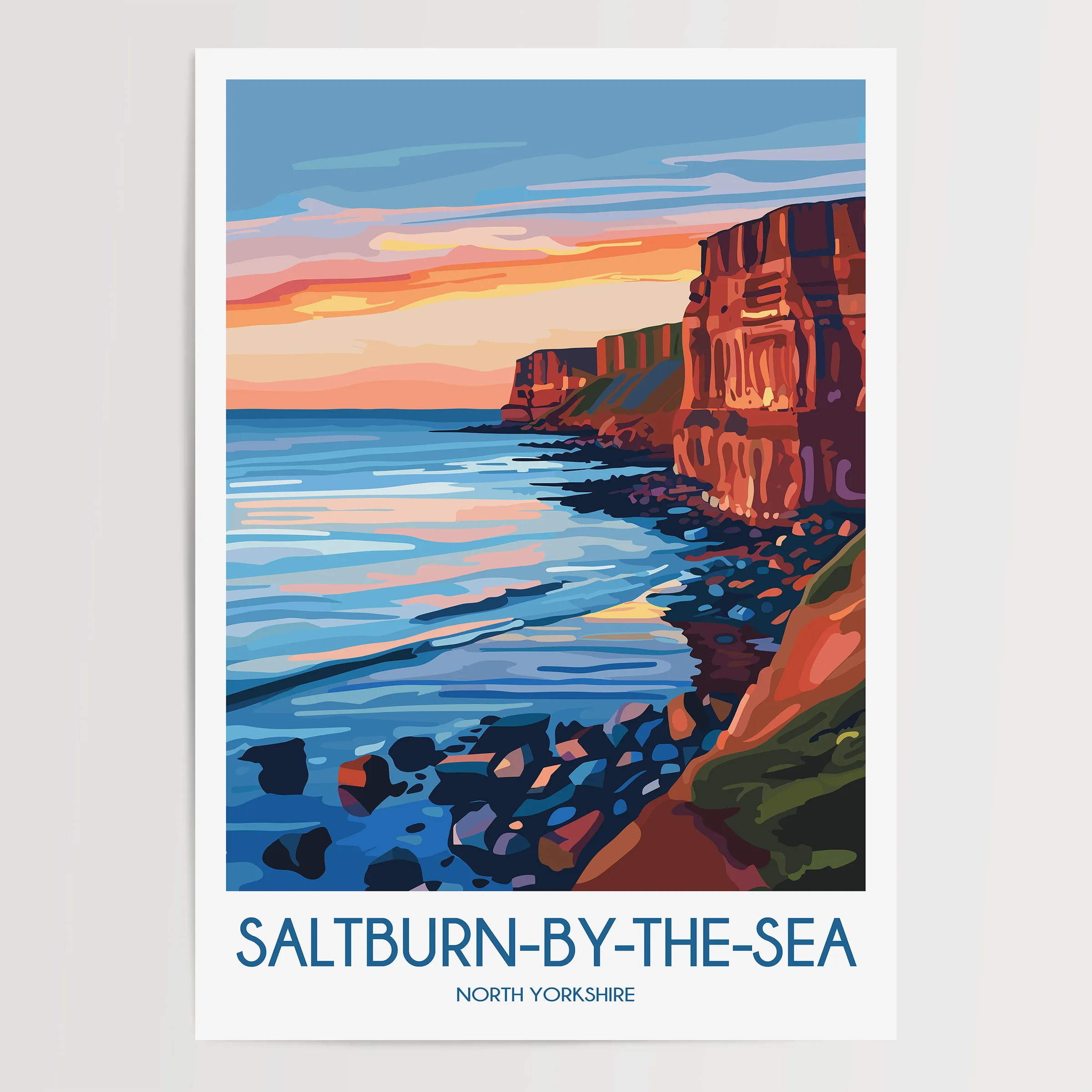 Saltburn-By-The-Sea Destination Art Gift
