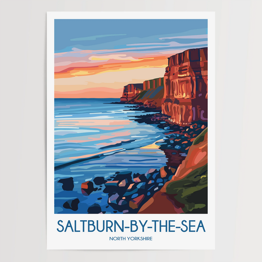 Saltburn-By-The-Sea Destination Art Gift