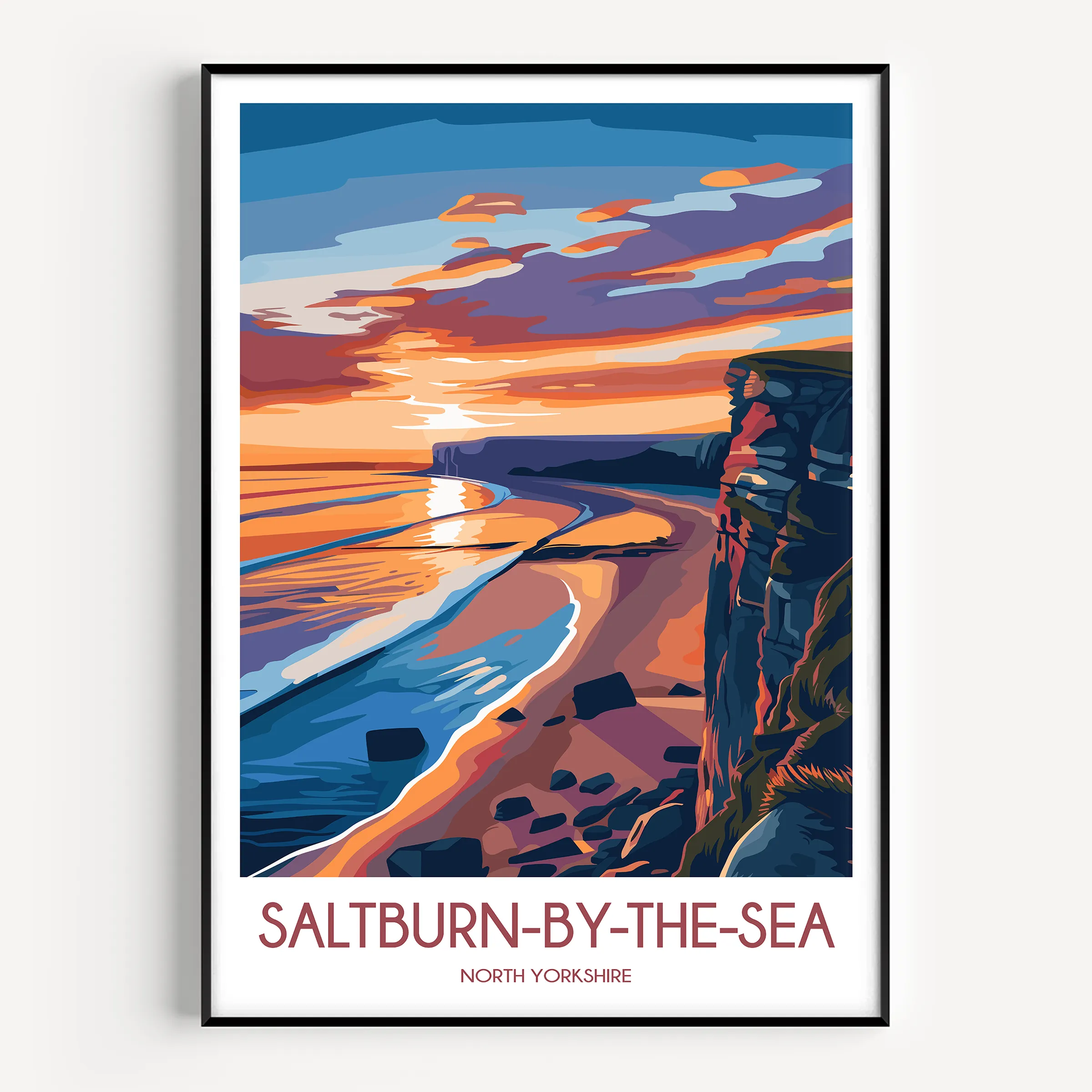 Saltburn-By-The-Sea Destination Art Gift