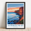 Saltburn-By-The-Sea Minimalist Wall Art