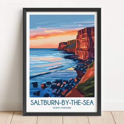 Saltburn-By-The-Sea Minimalist Wall Art
