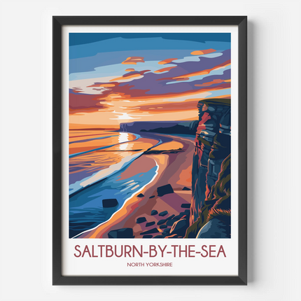 Saltburn-By-The-Sea Minimalist Wall Art