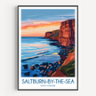 Saltburn-By-The-Sea Vintage Style Print