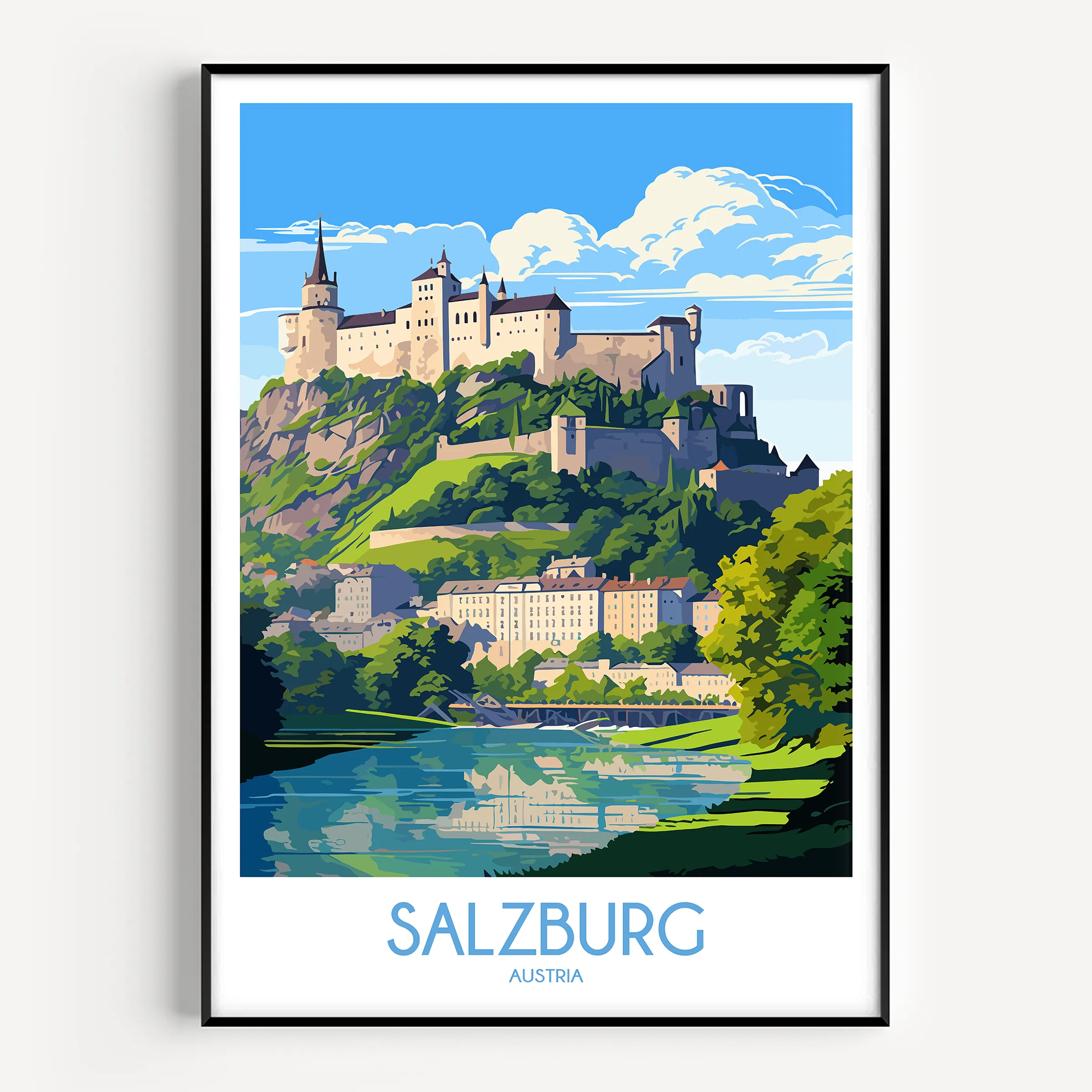 Salzburg Minimalist Wall Art