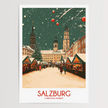 Salzburg Modern Travel Poster