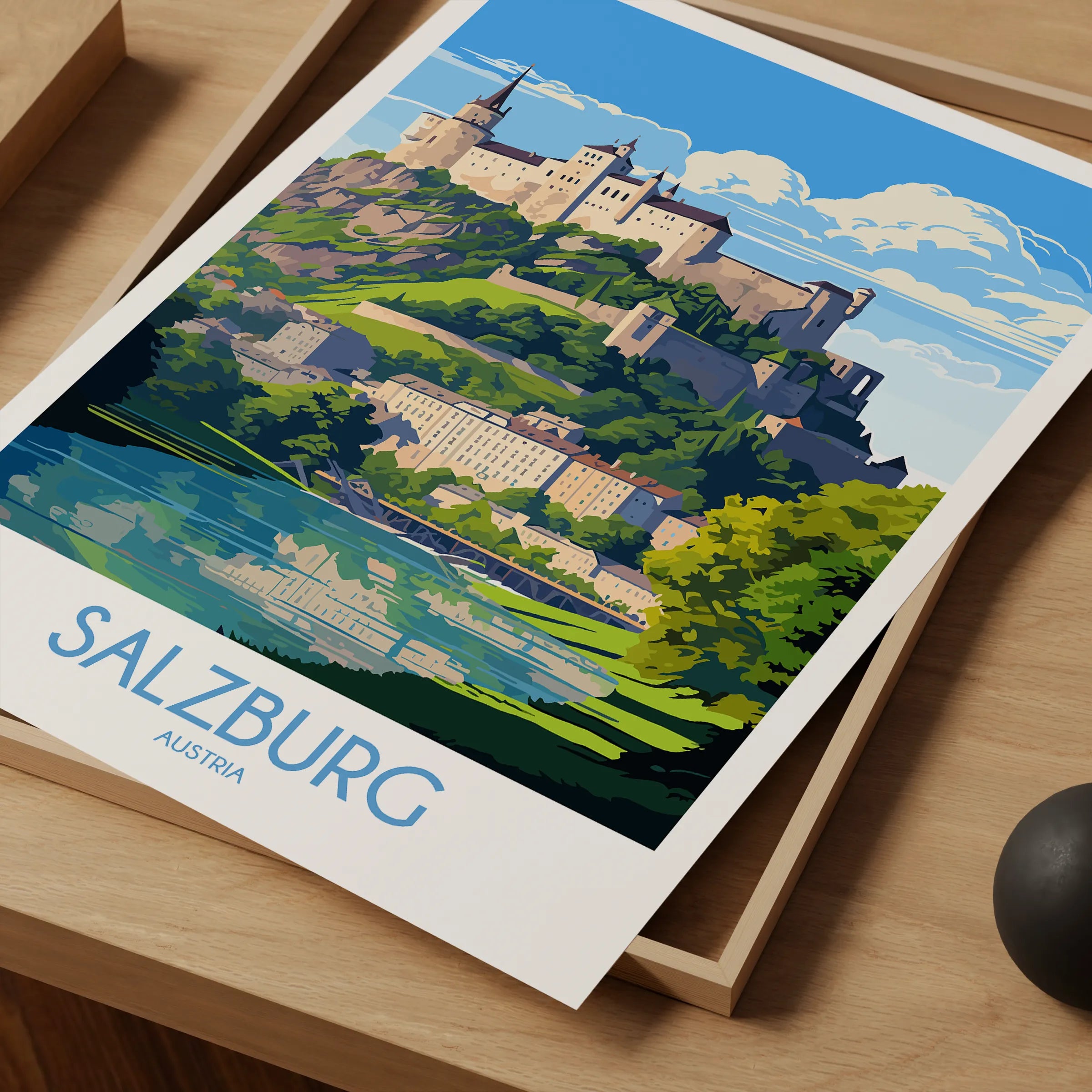 Salzburg Scenic Landscape Art
