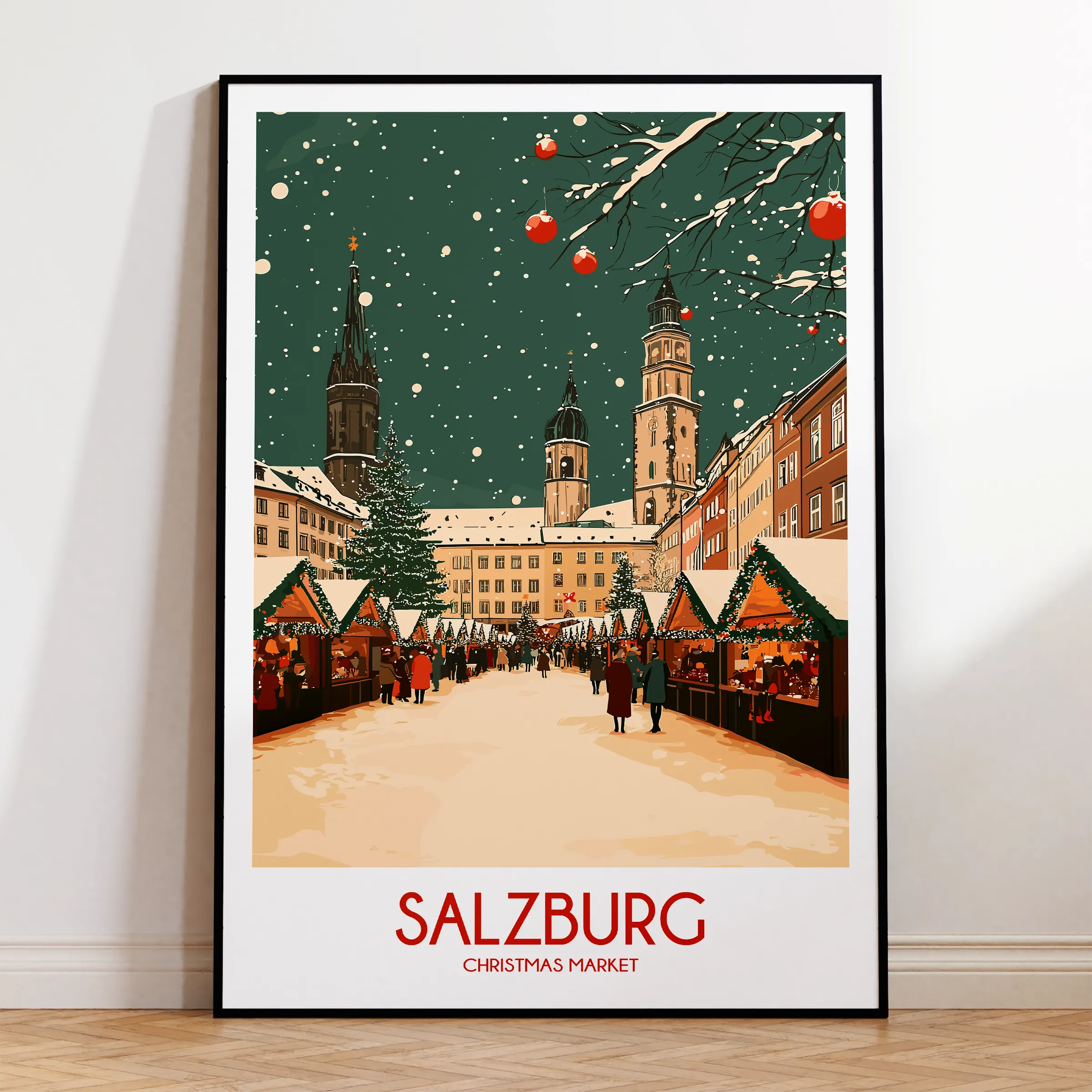 Salzburg Souvenir Poster Print
