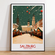 Salzburg Souvenir Poster Print
