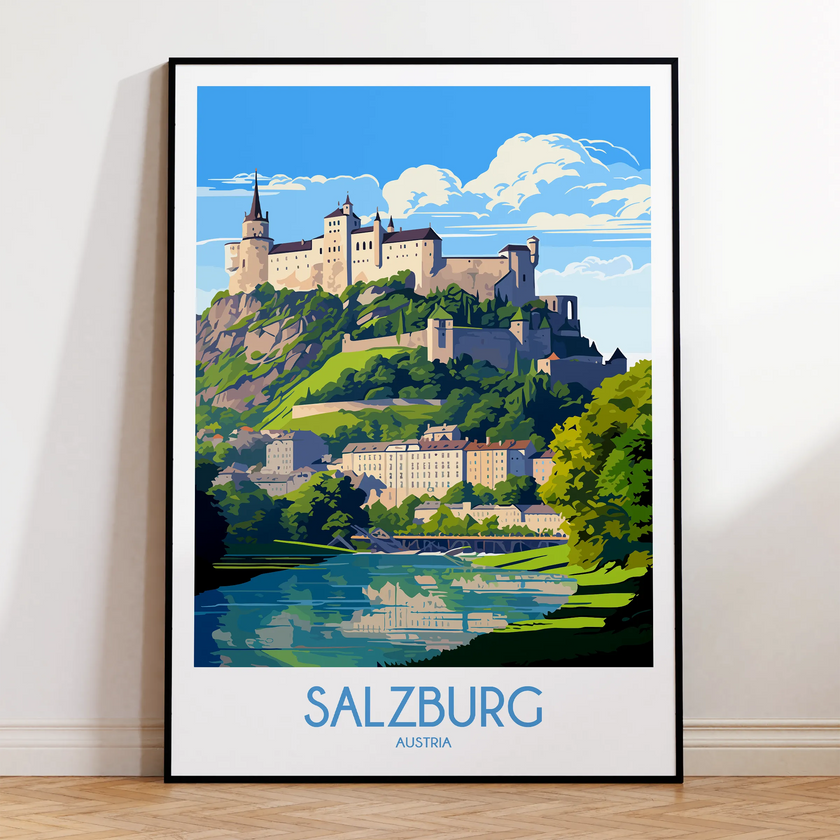 Salzburg Souvenir Poster Print