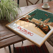 Salzburg Vintage Style Print