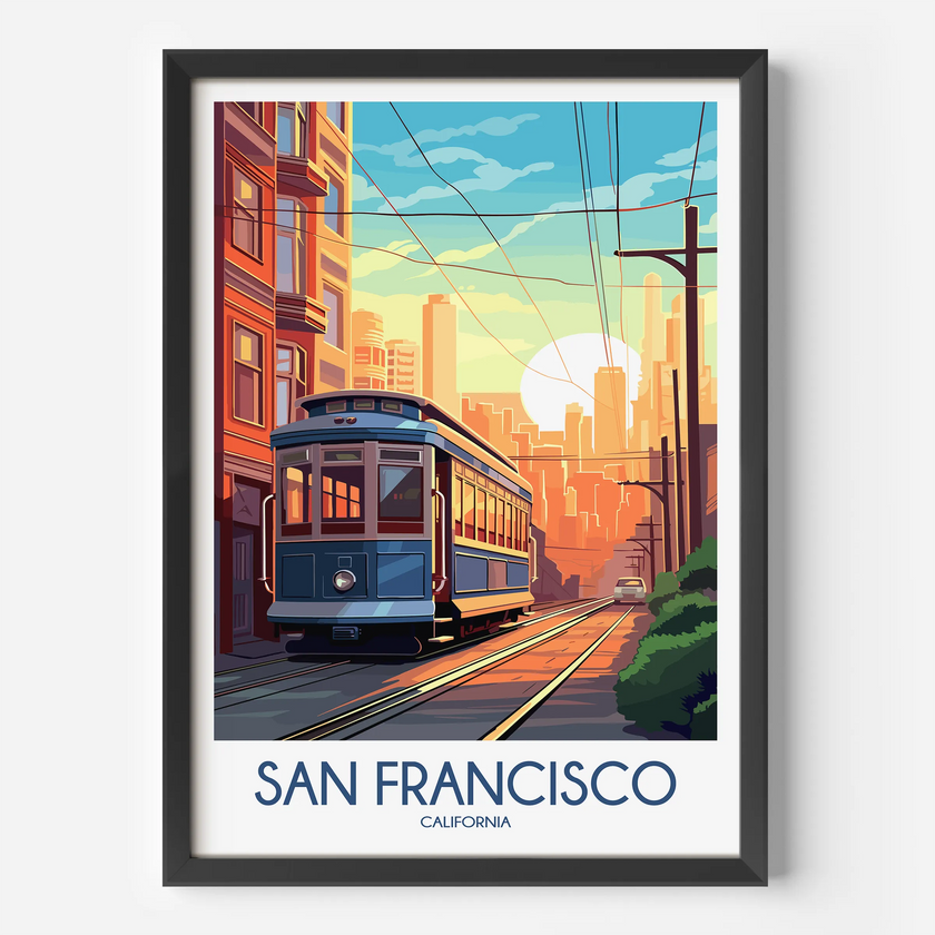 San Francisco Destination Art Gift