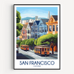 San Francisco Minimalist Wall Art