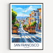 San Francisco Minimalist Wall Art