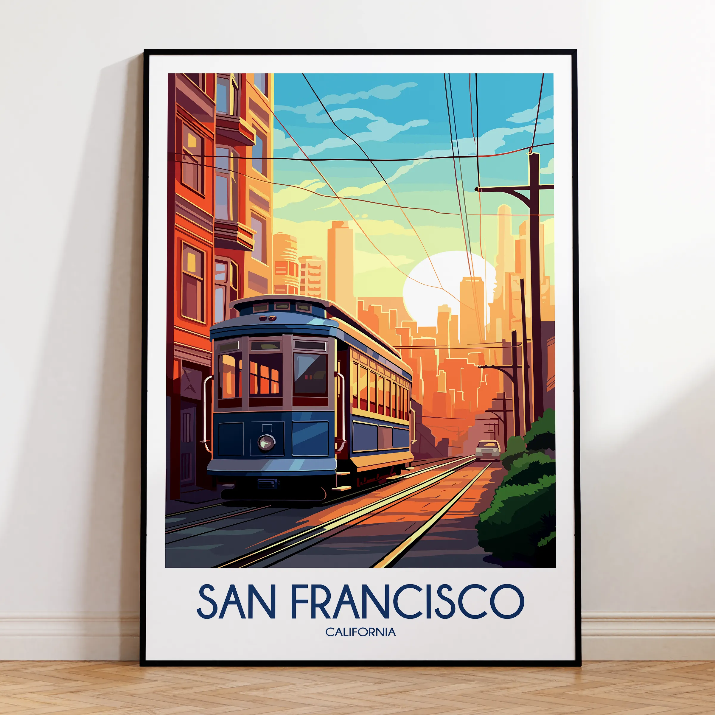 San Francisco Modern Travel Poster