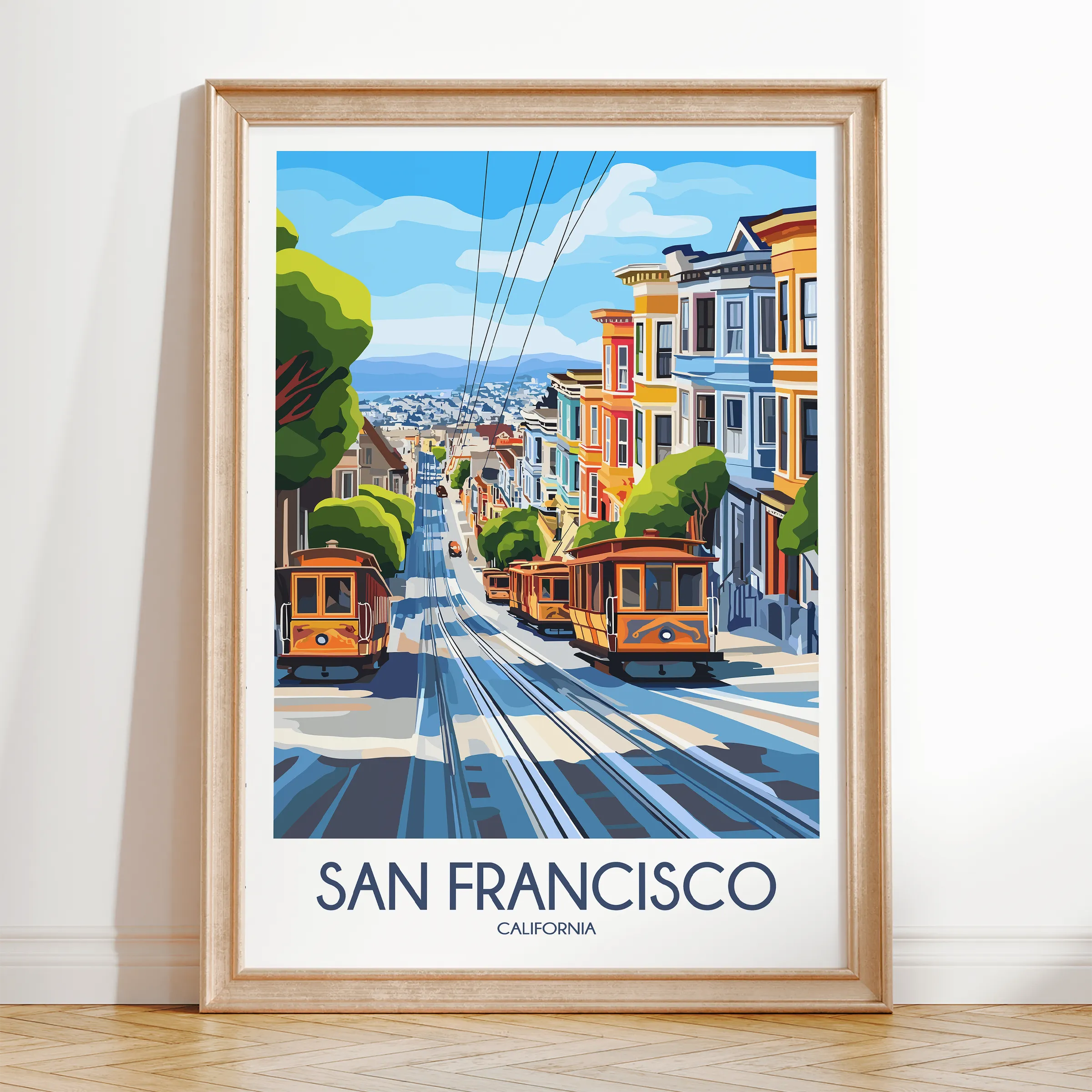 San Francisco Scenic Landscape Art