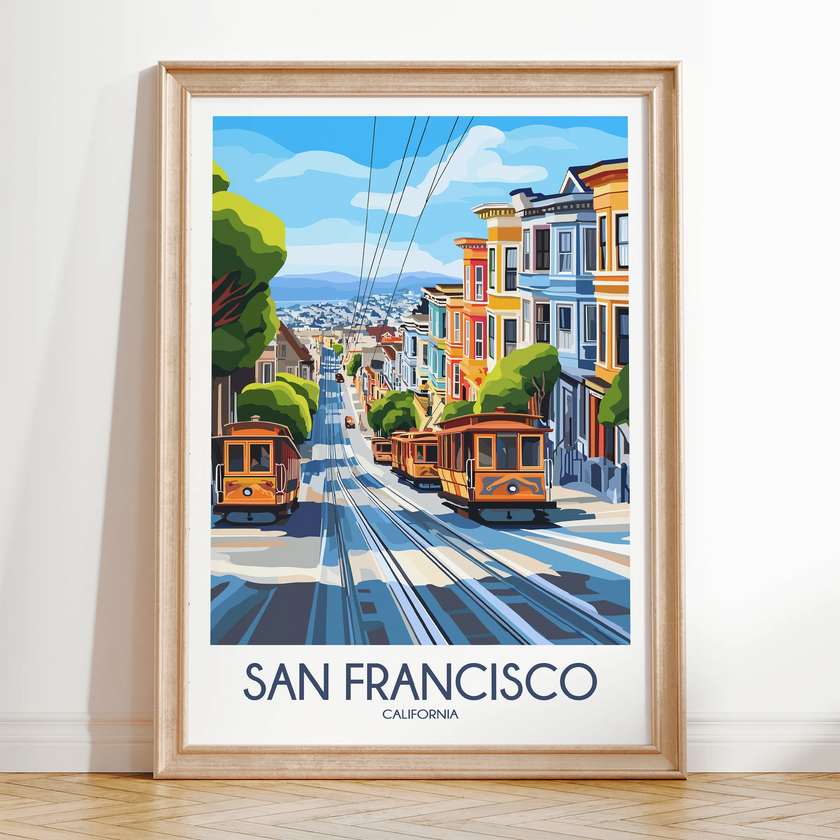 San Francisco Scenic Landscape Art