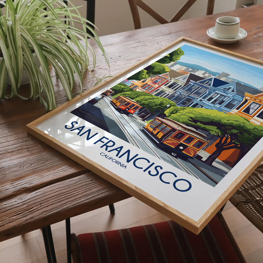 San Francisco Scenic Landscape Art