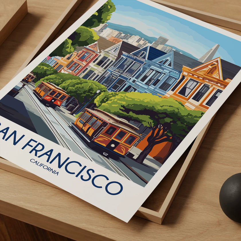 San Francisco Souvenir Poster Print