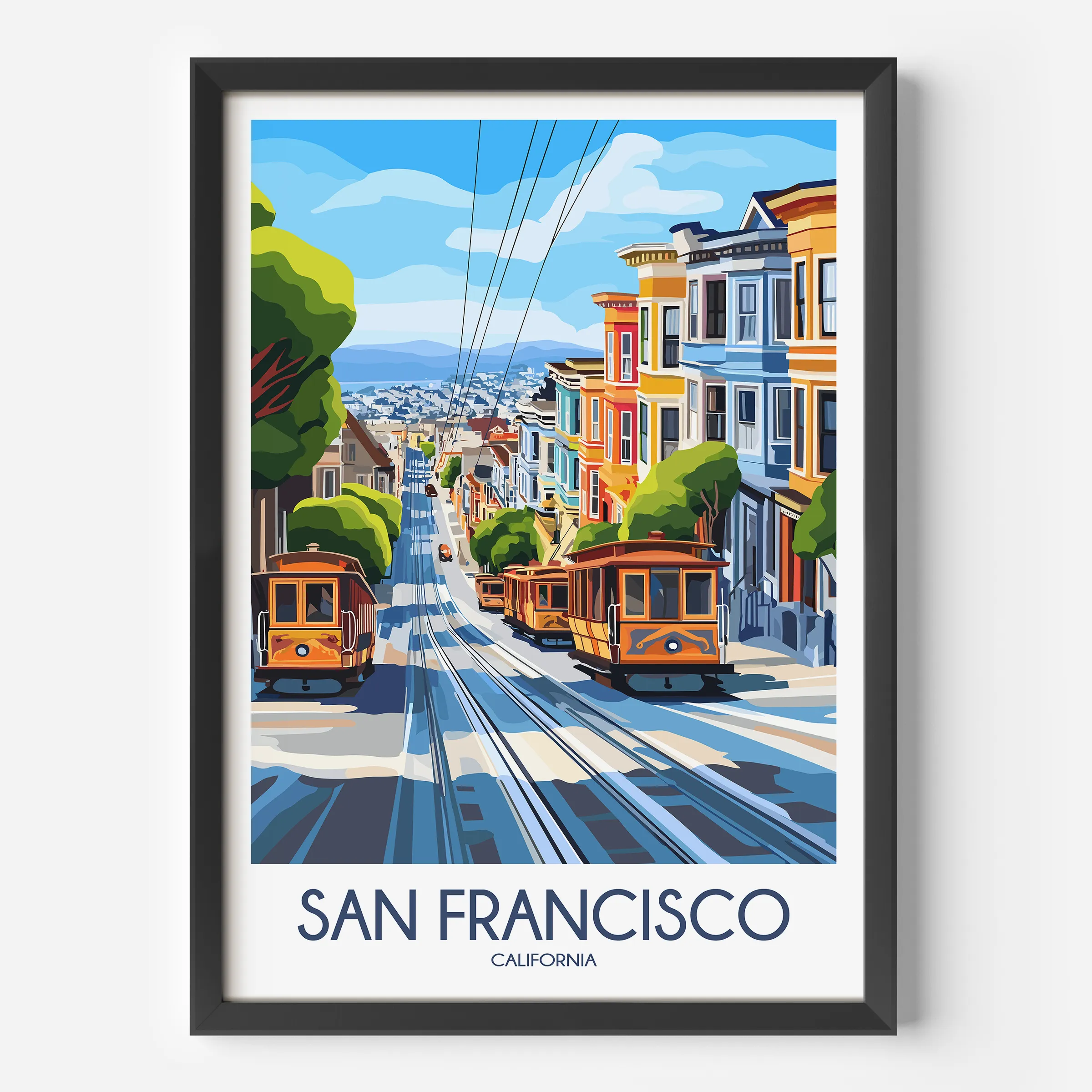 San Francisco Souvenir Poster Print